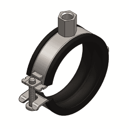 MEFA 14510192 Rohrschelle SIGMA M8/M10 20 x 1,0 mm 16 - 19 mm, 3/8"  Verpackungseinheit:1ST