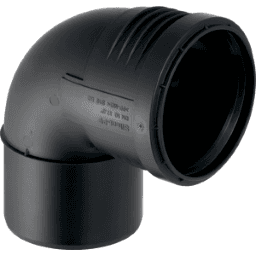 GEBERIT 390.724.14.1 GE Silent-PP Bogen 87,5 Gr. d160mm  Verpackungseinheit:1ST