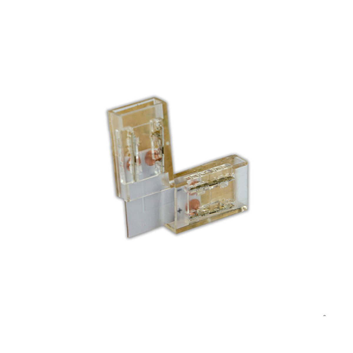 ISOLED 114867 Kontakt-Eck-Verbinder Universal (max. 5A) K2-28 für 2-pol. IP20 Flexstripes mit Breite 8mm - Image 1