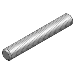 MEFA 0730874 Gewindestift DIN 976-1, M8 x 70 mm gvz FK 4.10  Verpackungseinheit:1ST
