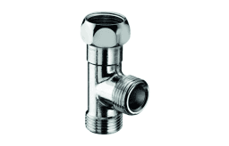 SCHELL 27 028 06 99 SCHELL T-Stück, Überwurfmutter DN 10 G 3/8 IG, 2x DN 10 G 3/8 AG, chrom  Verpackungseinheit:1ST