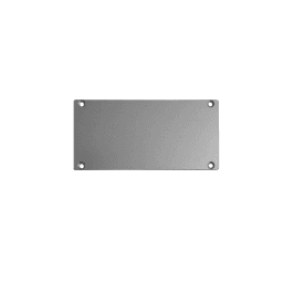 GGK ESA3 60X130/80/CO BRA3 Alu Brüstungskanal Endstück H=62 B=130mm, natureloxiert  Verpackungseinheit:1ST