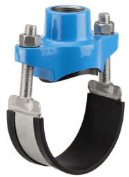 HAWLE 5003822 Universal-Anbohrschelle Fig.3500 DN 150 x  5/4" Dm.Buegelber.159-186mm  Verpackungseinheit:1ST