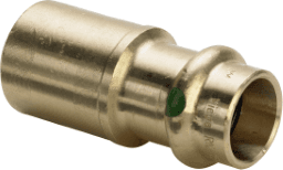 VIEGA 287 375 Viega Reduzierstück mit SC Sanpress 2215.1 in 18x15mm Siliziumbronze 2215,1 Verpackungseinheit:1ST