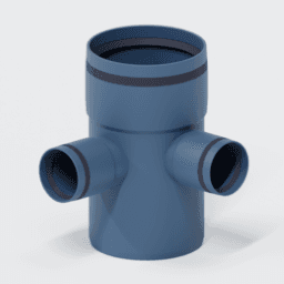 POLOPLAST 101540 POLO-KAL XS Eckdoppelabzweig DN 110/50/50/87  Verpackungseinheit:1ST