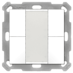 MDT BE-TA5504.G2 Taster 55 4-fach, Reinweiß glänzend  Verpackungseinheit:1ST