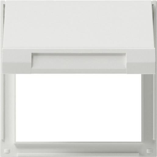 Gira 065466 Adapterrahmen Klappdeckel für TX_44 (WG UP) reinweiß Verpackungseinheit:1ST