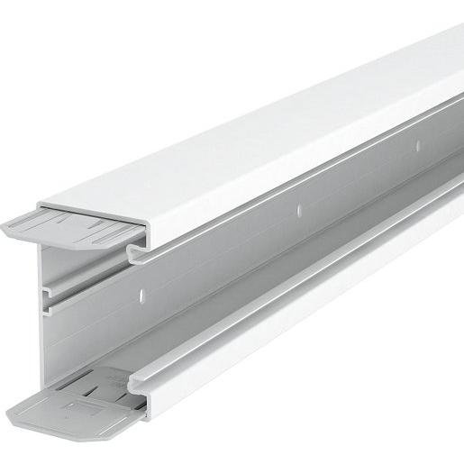 OBO 6274301 Geräteeinbaukanal mit Bodenlochung 70x110x2000 PVC cremeweiß RAL 9001 Verpackungseinheit:2M