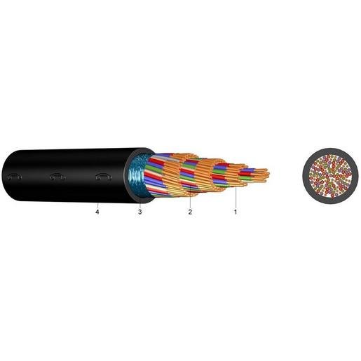 Kabel & Leitungen F-2YA2Y      2X2X0,8 Fernmeldekabel F-2YA2Y 2x2x0,8 - 500m Trommel Verpackungseinheit:500M