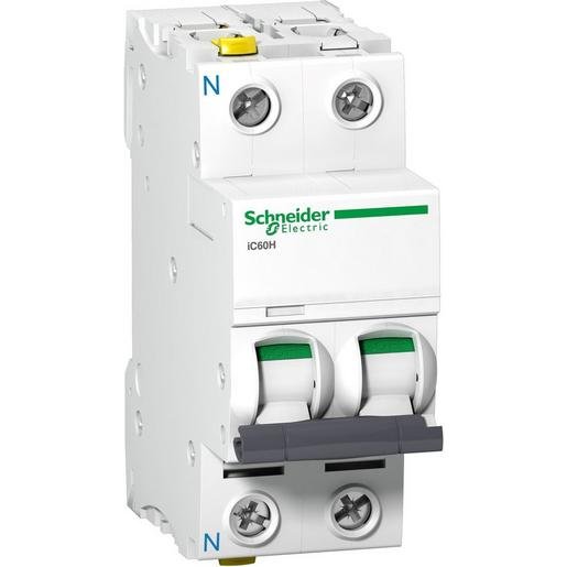 Schneider Electric A9F07602 LS-Schutzschalter 2-polig 10kA C-Char 2A 2TE Verpackungseinheit:1ST