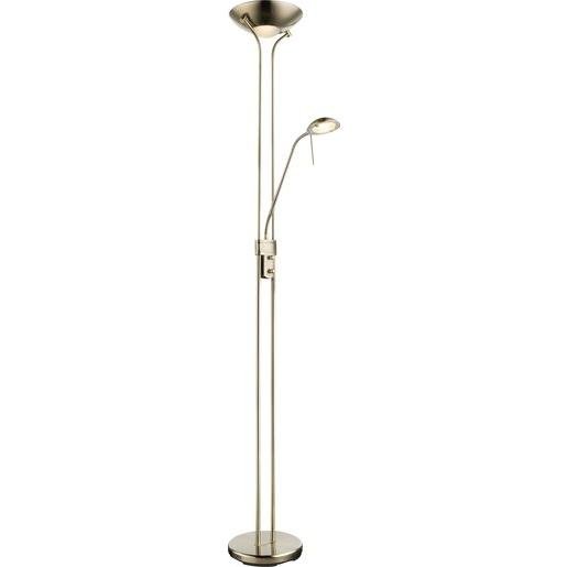 Globo 59040 LEONAS Deckenfluter 1 x LED 16W 1440 lm 3000K + 4 5W 360 lm 3000K me-matt Verpackungseinheit:1ST