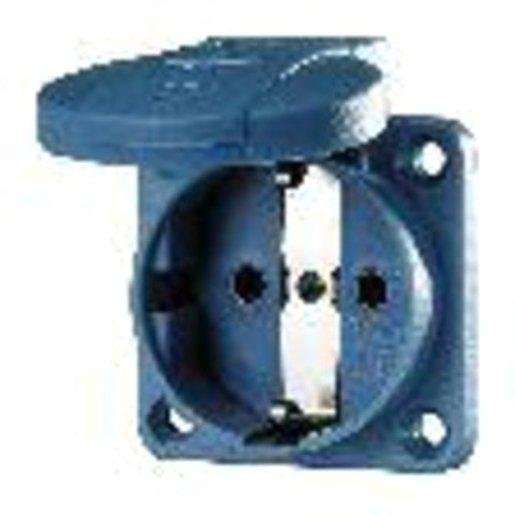 Mennekes AM 11030 Schuko-Anbausteckdose grau 16A 2p+E 230V IP54 Schraubklemme Verpackungseinheit:1ST