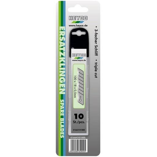 Heyco 01664101000 Ersatz-Abrechklingen 18 mm Magazin mit 10 Stück Verpackungseinheit:1PA