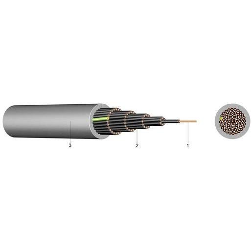 Kabel & Leitungen LSYY-OZ     4X  0,75 PVC Steuerleitung LSYY-OZ 4x0,75 - 200m Verpackungseinheit:200M