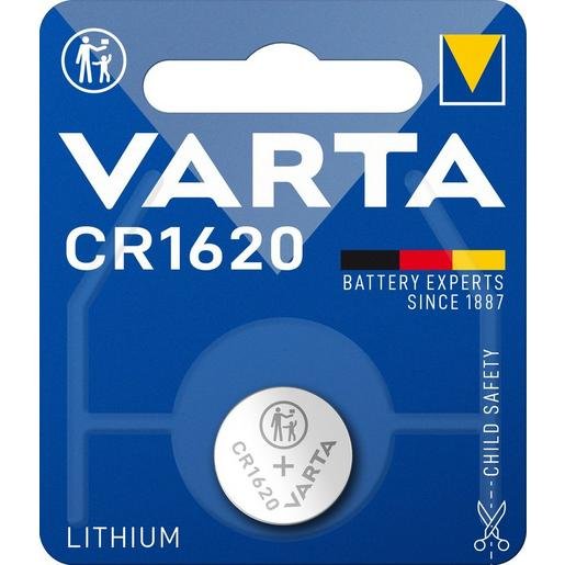 Varta 6620101401 Knopfzelle CR 1620 Elektronikbatterie Professional Electronics 1 Stk Verpackungseinheit:1ST
