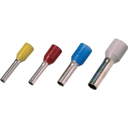 Intercable ICIAE212 Isolierte Aderendhülse DIN 46228 Teil 4 2,5 mm² 12 mm Länge verzinnt blau Verpackungseinheit:100ST