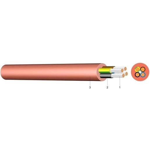 Kabel & Leitungen SIHF     3X 1 Silikon Schlauchleitung SIHF 3x1 - 100m Bund Verpackungseinheit:100M