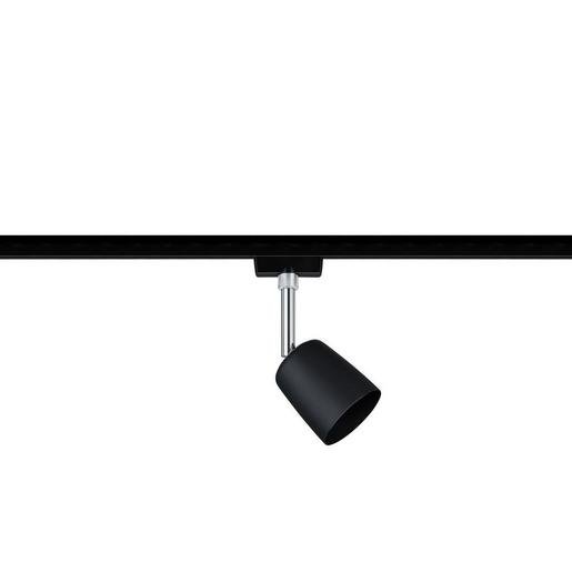 Paulmann 96926 URail Spot Cover max 1x10W GU10 Schwarz matt Chrom Metall Kunststoff Verpackungseinheit:1ST