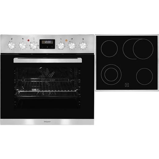 Exquisit 1010223 Einbauherd EHE 157-2 URBZ-Set Verpackungseinheit:1ST