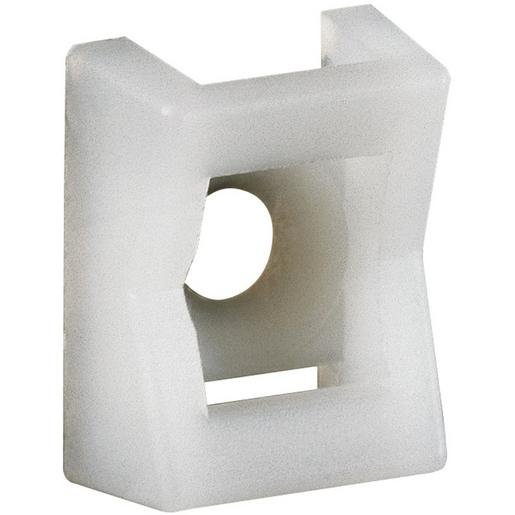Legrand 032072 Schraubsockel farblos für Schrauben Ø 5mm für Kabelbinder bis B=7,6mm Verpackungseinheit:100ST