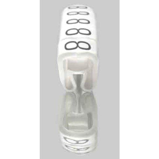 Weidmüller 0252111508 CableLine Kabelmarkierungssystem 1 - 3 mm / 3 x 3,4 mm gelb Ziffer 2 Verpackungseinheit:200ST