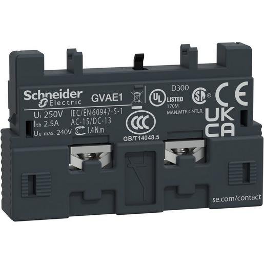 Schneider Electric GVAE1 Hilfskontakt 1W frontal GVAE1 Verpackungseinheit:1ST