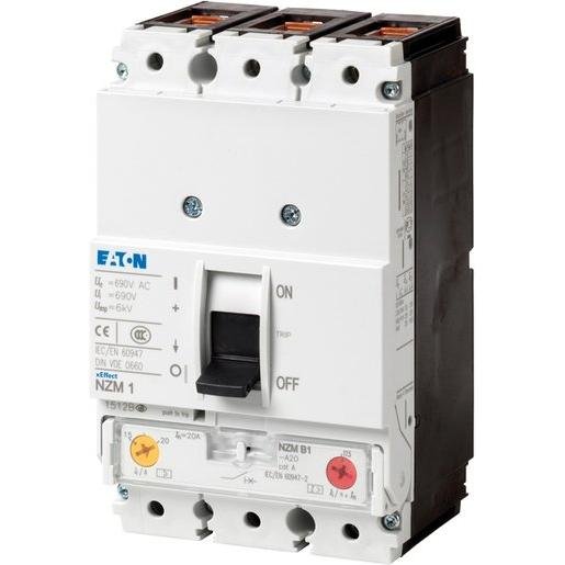 Eaton 259079 Leistungsschalter für Anlagenschutz 3-polig 100A einstellbar Verpackungseinheit:1ST