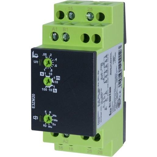 Tele Haase 111100 Zeitrelais E3ZM20 12-240VAC/DC Multifunktion 2 Wechsler Zoomsp. Verpackungseinheit:1ST