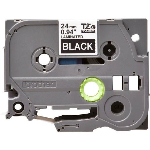 Brother TZE355 WEISS/SCHWARZ Schriftbandkassette TZe-355 weiß auf schwarz 24mm 8m Verpackungseinheit:1ST