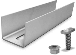 K2 SYSTEMS 1004109 Schienenverbinder Set SolidRail Medium und Alpin  Verpackungseinheit:1ST