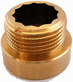 ALVA ACMS263.3/4.40C ALVA Verlaengerung Fig.263 3/4"x40mm, Messing verchromt  Verpackungseinheit:1ST