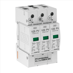 OBO 5094608 SurgeController V20 dreipolig für Photov oltaik 1000V DC V20-C 3-PH-1000 Verpackungseinheit:1ST