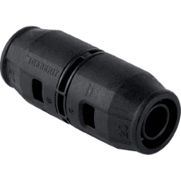 GEBERIT 650.500.00.1 GE PushFit Kupplung PVDF d16mm  Verpackungseinheit:1ST