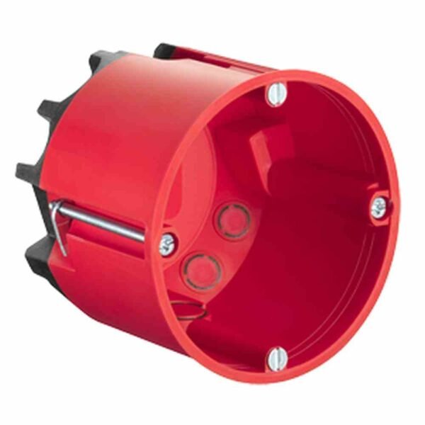 KAISER 9464-02 HWD 68 Brandschutz Gerätedose, Tiefe 62mm, Fräsloch Ø 68mm, für Brandschutzwände EI30-EI90