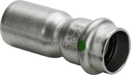 VIEGA 436 247 Viega Sanpress Inox-Reduzierstück mit SC-Contur Stahl nichtrostend, Modell 2315.1 d1: 22 d2: 18 2315,1 Verpackungseinheit:1ST