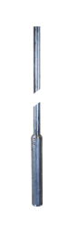 OBERMOSER BLFSAL-2500 Rohr-Fangstangen Aluminium Länge 2500 mm ø 16/10 mm  Verpackungseinheit:1ST