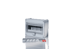F-TRONIC 7240052 Feuchtraumverteiler Aufputz IP55 1-reihig, 10 TE, 180x230x90mm KV10WDKE Verpackungseinheit:1ST