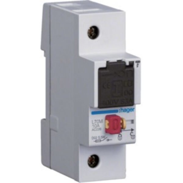 HAGER L70M D0-Lasttrennschalter, D01, 1p, 230V, 10A