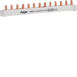 HAGER KB663KT Stiftschiene 1FI-4P+1LS-3+N+5S-1+N/1PLE  Verpackungseinheit:1ST