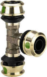 VIEGA 647 582 Viega Raxofix-T-Stück mit SC-Contur Siliziumbronze, Modell 5318 d1: 63 d2: 25 d3: 63 5318 Verpackungseinheit:1ST