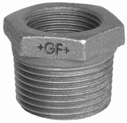 FISCHER GEORG FITTINGS 770241227 Reduktion Fig. 241 1"x3/4" verzinkt  Verpackungseinheit:1ST