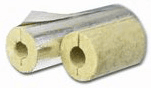 STEINBACHER 139134-000 Steinwool Isolierschale Steinwolle, 3/8"- 17.2 20mm m.Alufol.nicht brennb.  Verpackungseinheit:1M