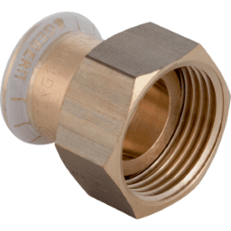 GEBERIT 65084 GE Mapress Kupfer Uebergang mit Ueberwurfmutter d22mm x G1  Verpackungseinheit:1ST
