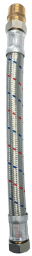 ALVA ACHF25.1IA70 ALVA Panzerschlauch DN25 EPDM, Mutter 1" x Nippel 1" L 70cm  Verpackungseinheit:1ST