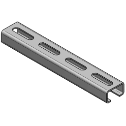 MEFA 0800151 Montageschiene C-Profil V4A, 35/21/2mm L = 3m  Verpackungseinheit:3M