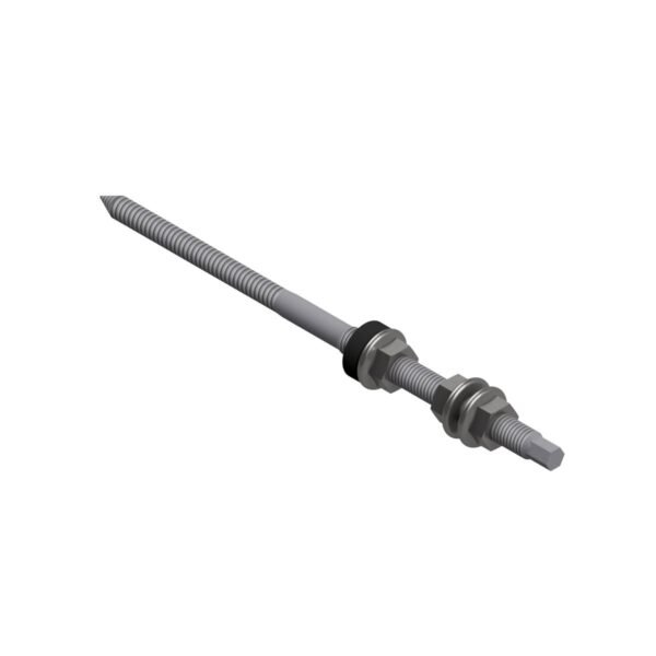 90822212 250 Stockschraube M12x250 A2 SW9 Verpackungseinheit:1000STK